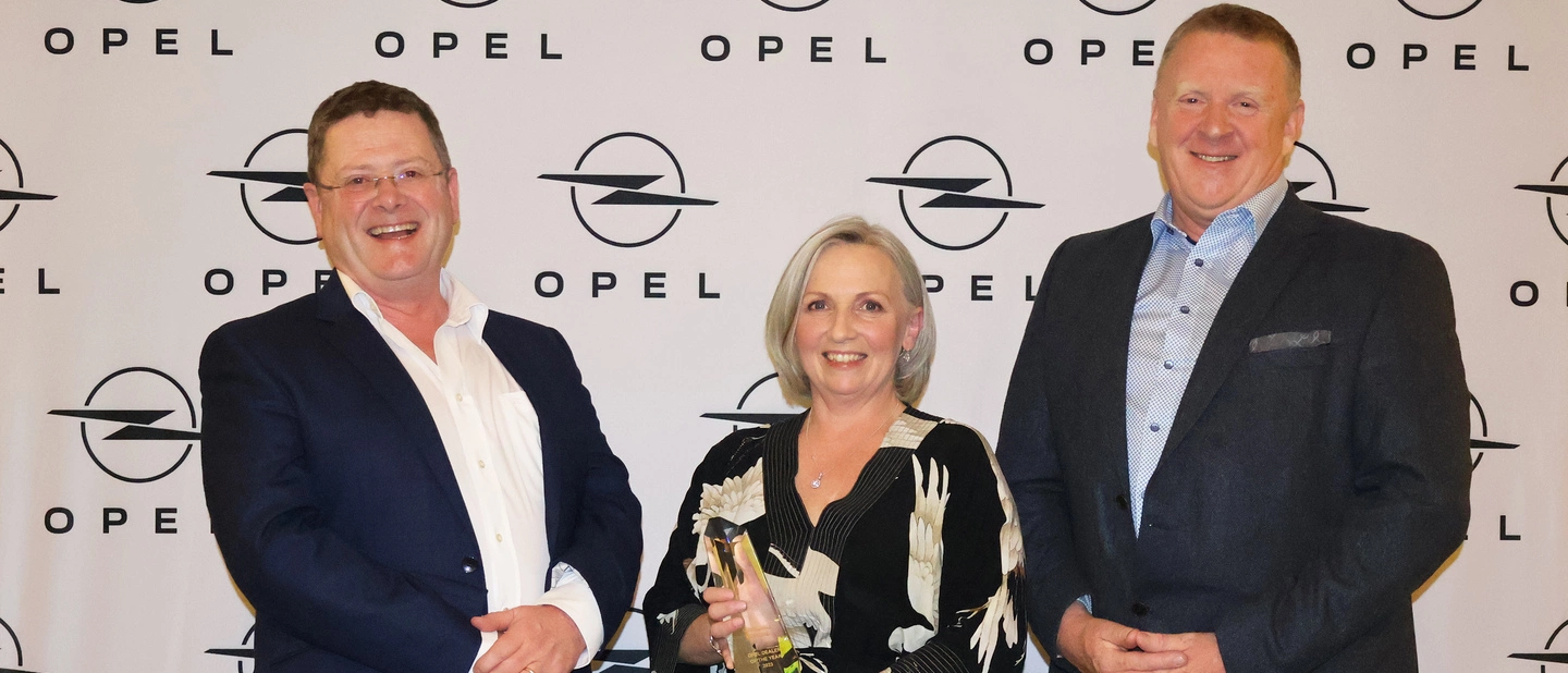 GREENHALL MOTORS BUTTEVANT AWARDED COVETED OPEL DEALER OF THE YEAR 2023 ACCOLADE